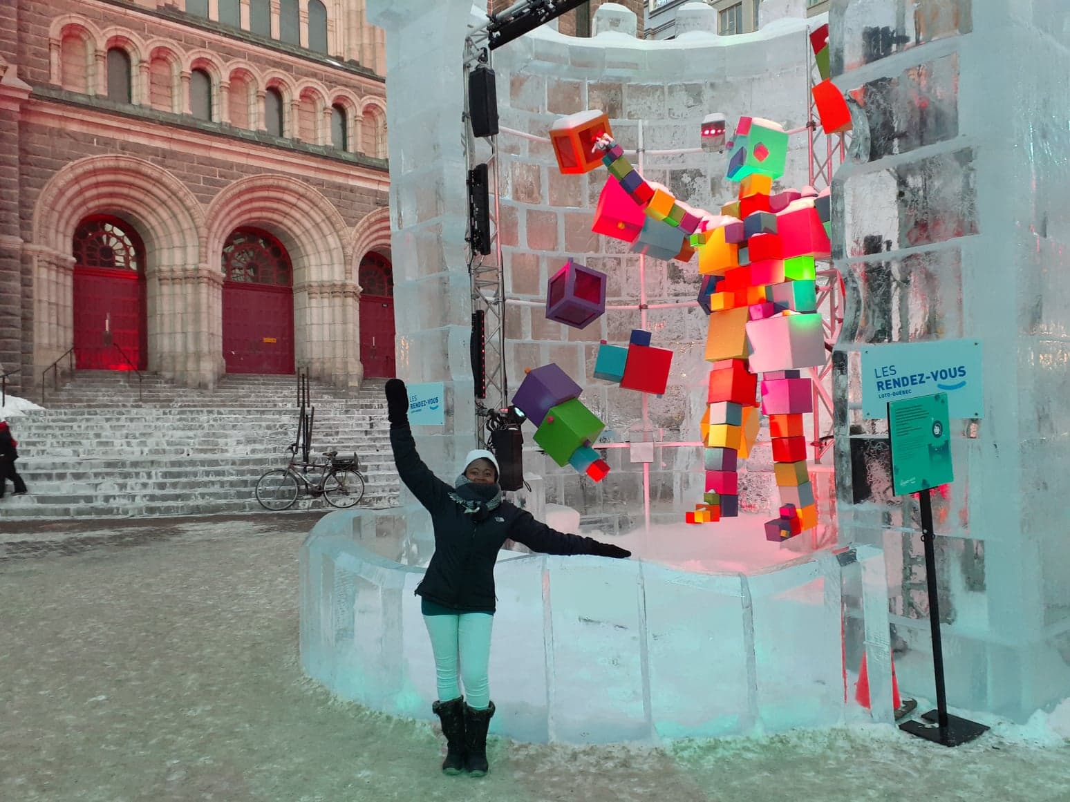 Présente au carnaval de glace de québec